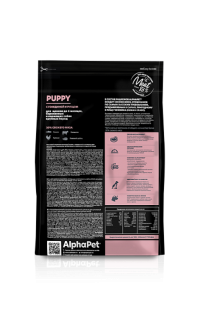 AlphaPet Superpremium сухой корм С говядиной и рубцом для щенков до 6 месяцев, беременных и кормящих собак крупных пород 1,5кг