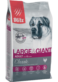 Blitz Classic Large & Giant Breeds Adult Dog сухой корм для взрослых собак крупных и гигантских пород 15кг