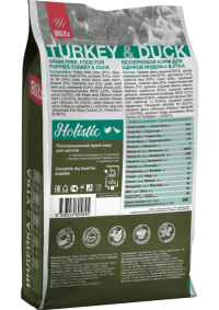 Blitz Holistic Turkey & Duck Puppy All Breeds беззерновой сухой корм для щенков всех пород Индейка и Утка 1,5 кг