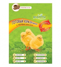 БОГАТЕЙ Готовый корм для цыплят с первых дней жизни с пробиотиком 10 кг