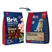 Brit Premium Dog Adult Large and Giant сухой корм с курицей для взрослых собак крупных и гигантских пород  3кг