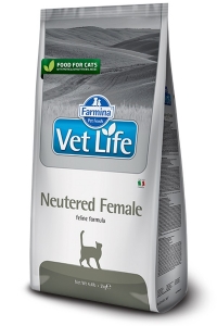Farmina Vet Life feline NEUTERED FEMALE сухой диетический корм для взрослых стерилизованных кошек 2кг