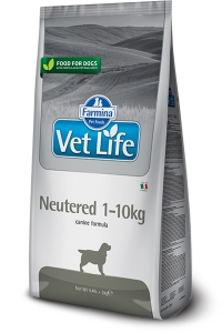 Farmina Vet Life NEUTERED 1-10KG CANINE сухой диетический корм для стерилизованных собак от 1до 10кг 2кг
