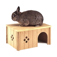 Домик деревянный для кроликов. Модель SIN 4646