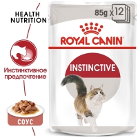 Корм для взрослых кошек Royal Canin Instinctive Корм консервированный , соус, пауч 85г