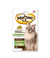 Мнямс Pro Pet хрустящие подушечки с лососем "Здоровье и красота" 60 гр