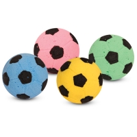 Мяч футбольный одноцветный для кошек