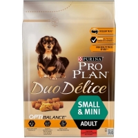 Pro Plan Duo Delice Сухой корм для взрослых собак мелких и карликовых пород, с высоким содержанием говядины, 2,5 кг