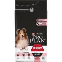 Pro Plan Opti Derma Сухой корм для собак средних пород с высоким содержанием лосося 1,5 кг