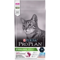 Pro Plan Сухой корм для стерилизованных кошек и кастрированных котов, с высоким содержанием трески и c форелью 1,5 кг