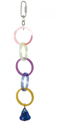 Игрушка для птиц Triol олимпийские кольца с колокольчиком SY1115