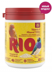 RIO Витаминно-минеральные гранулы для канареек, экзотических и других мелких птиц 120г
