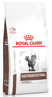 ROYAL CANIN GastroIntestinal Hairball для взрослых кошек при нарушениях пищеварения, вызванного наличием волосяных комочков 2кг.