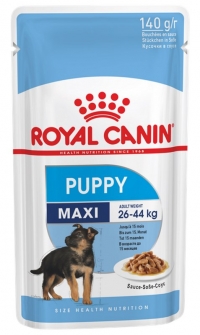 Royal Canin Maxi Puppy для щенков крупных пород в соусе 140г