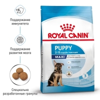 Royal Canin Maxi Puppy Корм сухой для щенков крупных размеров в возрасте до 15 месяцев 3кг