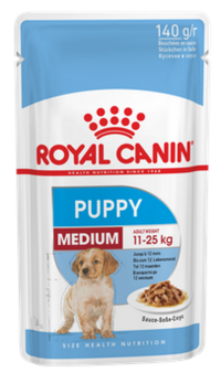Royal Canin Medium Puppy для щенков средних пород в соусе 140г
