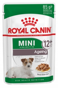 Royal Canin Mini Ageing 12+ для собак малых пород старше 12 лет в соусе 85г