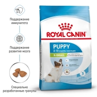 Royal Canin X-Small Puppy Корм сухой для щенков очень мелких размеров до 10 месяцев 500г