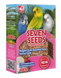 SEVEN SPECIAL Корм для волнистых попугаев с витаминами и минералами 400г