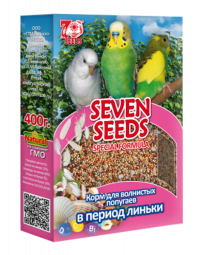 SEVEN SPECIAL Корм для волнистых попугаев в период линьки 400г