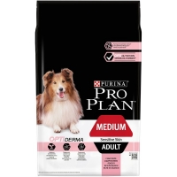 Сухой корм для собак Pro Plan Opti Derma для взрослых собак средних пород с чувствительной кожей, с высоким содержанием лосося 7 кг