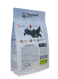 ТерриториЯ Кавказ Индейка с брусникой сухой корм для стерилизованных кошек 350г