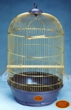 330G Клетка для птиц, размер 40х70 см., золото