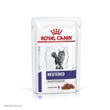 Royal Canin Neutered  Maintenance, Корм для взрослых кошек с момента стерилизации  диетический, соус, 0,085 кг
