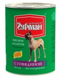 Мясное ассорти для взрослых собак Говядина 340 гр