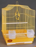 A412G Клетка для птиц, размер 35х28х46 см., золото