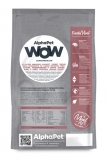 AlphaPet WOW Superpremium Сухой полнорационный корм с говядиной и сердцем для взрослых собак средних пород 7кг