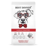 Best Dinner Adult Sensible Medium & Maxi Lamb & Tomatoes  сухой корм для собак средних и крупных пород  с ягненком и томатами 3кг