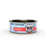 Best Dinner Exclusive Vet Profi Gastro Intestinal Консервированный корм для кошек с чувствительным пищеварением Индейка, паштет 100г