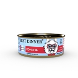 Best Dinner Exclusive Vet Profi Gastro Intestinal Влажный консервированный корм для собак и щенков с чувствительным пищеварением Конина 100г