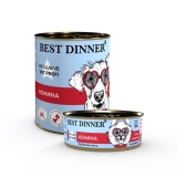 Best Dinner Exclusive Vet Profi Gastro Intestinal Влажный консервированный корм для собак и щенков с чувствительным пищеварением Конина 340г