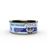 Best Dinner Exclusive Vet Profi Renal Консервированный корм для кошек и котят с 6 месяцев с заболеваниями почек Перепелка с рисом паштет, 100г