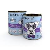 Best Dinner Exclusive Vet Profi Urinary Влажный консервированный функциональный корм для собак и щенков с 6 мес с профилактикой мочекаменной болезни Индейка с картофелем 340г