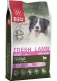 Blitz Holistic Fresh Lamb Adult Dog All Breeds низкозерновой сухой корм для взрослых собак всех пород Свежий Ягненок 500г