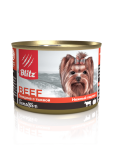 Blitz Sensitive Small Breed Beef with Pumpkin консервированный корм для собак мелких пород всех возрастов Говядина с тыквой 200г
