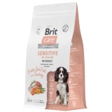 BRIT CARE Сухой корм для взрослых собак с морской рыбой и индейкой Dog Adult Sensitive Metabolic, 1,5кг