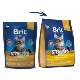 Brit Premium Cat Duck & Chicken Sterilised сухой корм с уткой и курицей для взрослых стерилизованных кошек 2кг