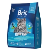 Brit Premium Cat Kitten сухой корм с курицей для котят 8кг
