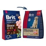 Brit Premium Dog Adult Large and Giant сухой корм с курицей для взрослых собак крупных и гигантских пород  15кг
