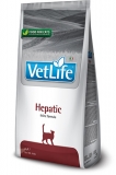 Farmina Vet Life feline HEPATIC сухой диетический корм для кошек при хронической печеночной недостаточности 400г