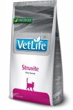 Farmina Vet Life feline STRUVITE сухой диетический корм для кошек для растворения струвитных уролитов 400г