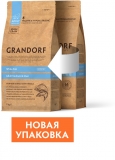 Grandorf сухой корм для взрослых собак средних и крупных пород Белая рыба 1кг
