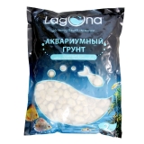 Грунт галька белая Laguna 10-12мм 2кг