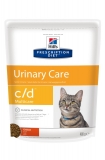 Hill's Prescription Diet c/d Multicare Urinary Care сухой диетический корм для кошек  при профилактике мочекаменной болезни (мкб), с курицей 400 г