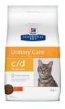 Hill's Prescription Diet c/d Multicare Urinary Care сухой диетический корм для кошек  при профилактике цистита и мочекаменной болезни (мкб), с курицей 1,5 кг