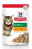 Hill's Science Plan Healthy Development влажный корм для котят с курицей 85 г пауч